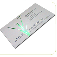 14PT Uncoated Foil Business Cards