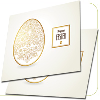 14PT Uncoated Foil Square Cards