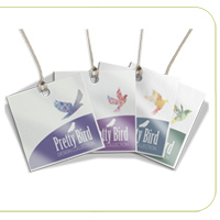 Silk Laminated Foil Hang Tags