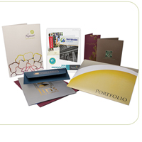 Silk Laminated Presentation Folders