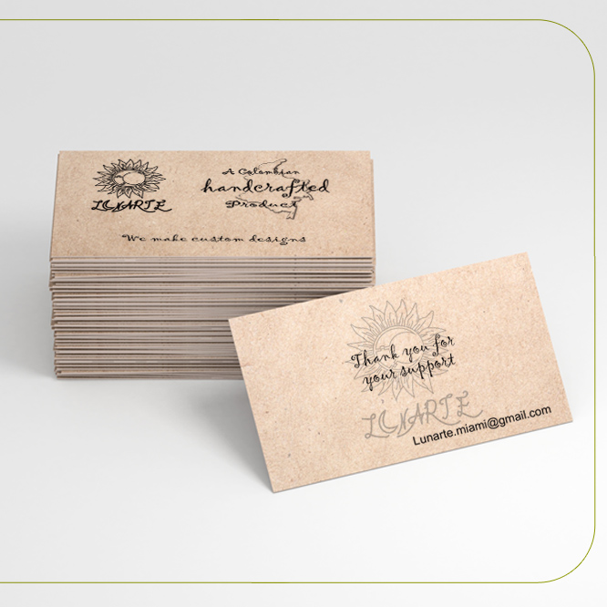 Kraft Business cards